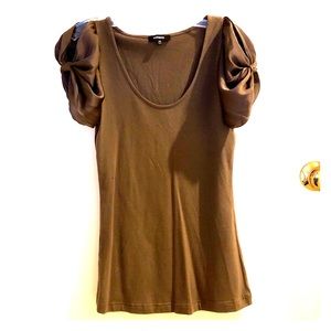 Taupe Express Blouse/Top